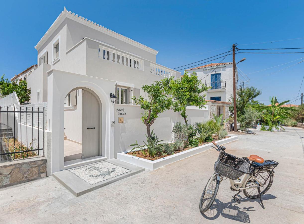 Pearl House - Luxurious New Beach Villa In Spetses Stunning View Ligoneri Εξωτερικό φωτογραφία