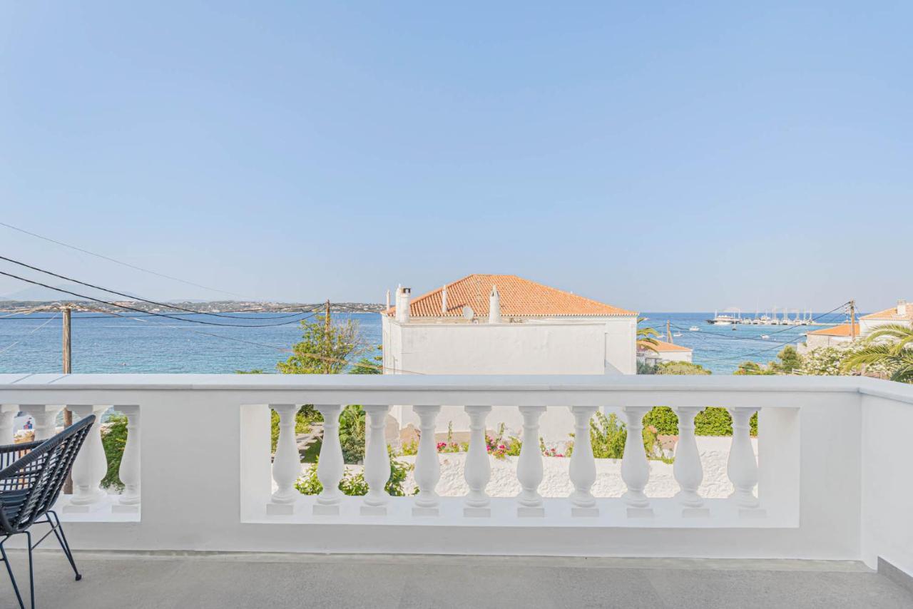 Pearl House - Luxurious New Beach Villa In Spetses Stunning View Ligoneri Εξωτερικό φωτογραφία