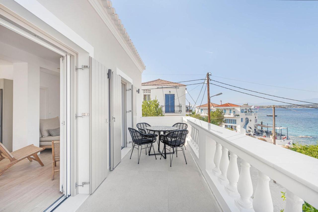 Pearl House - Luxurious New Beach Villa In Spetses Stunning View Ligoneri Εξωτερικό φωτογραφία