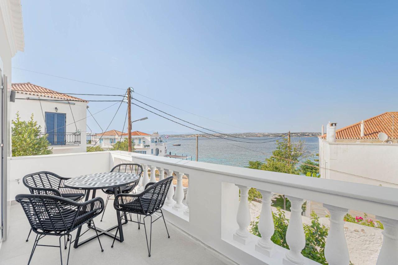 Pearl House - Luxurious New Beach Villa In Spetses Stunning View Ligoneri Εξωτερικό φωτογραφία