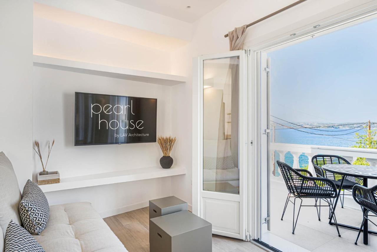 Pearl House - Luxurious New Beach Villa In Spetses Stunning View Ligoneri Εξωτερικό φωτογραφία